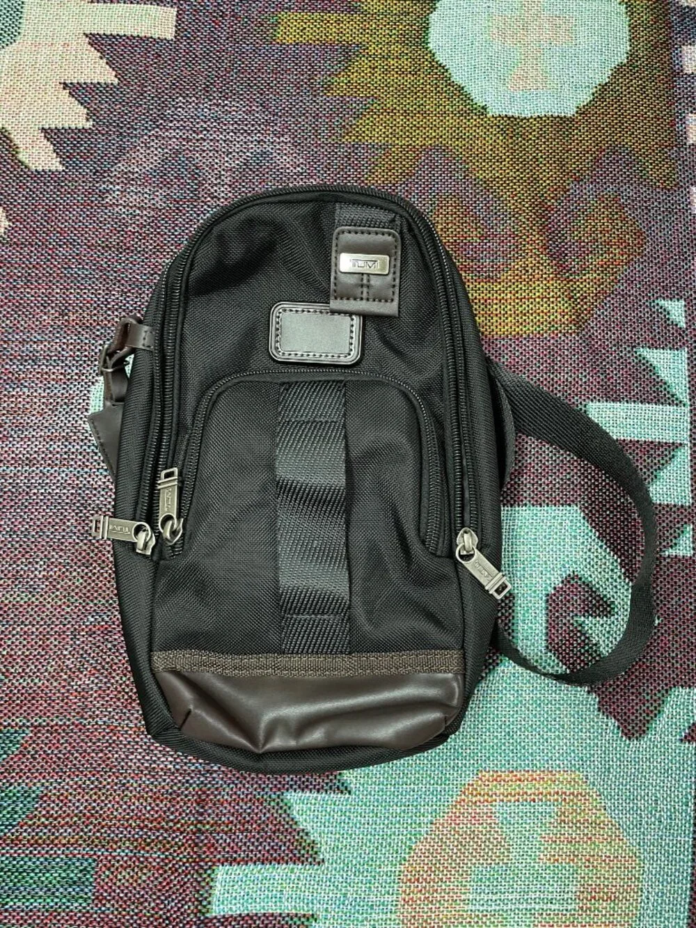🧡Tumi Alpha Bravo Black Chest Pack